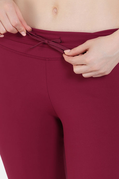 Zelocity Quick Dry Gym Leggings - Beet Red — image 6